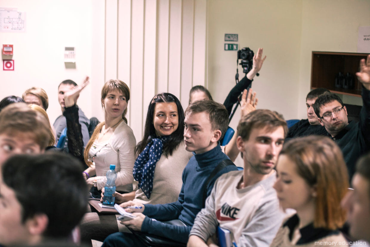 Masterclass on improving memory in Donetsk (Ukraine)