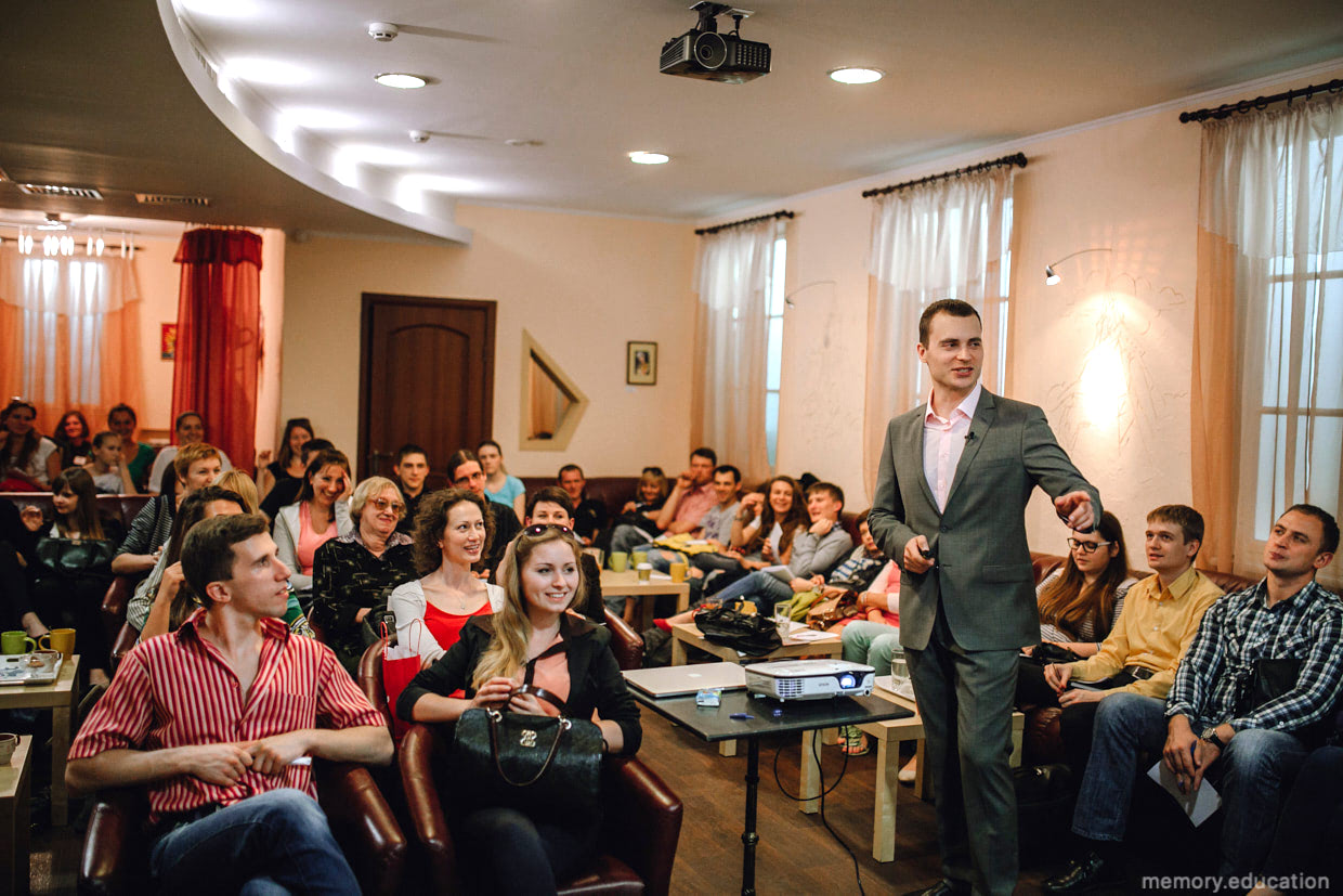 Masterclass on improving memory in Kyiv (Ukraine)