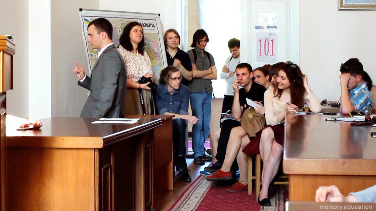 Masterclass on improving memory at the Taras Shevchenko National University of Kyiv 